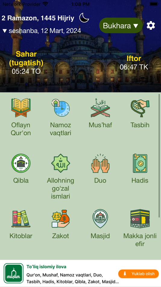 #1. Qur'on O'zbek Коран Ўзбек (iOS) Podle: TopOfStack Software Limited