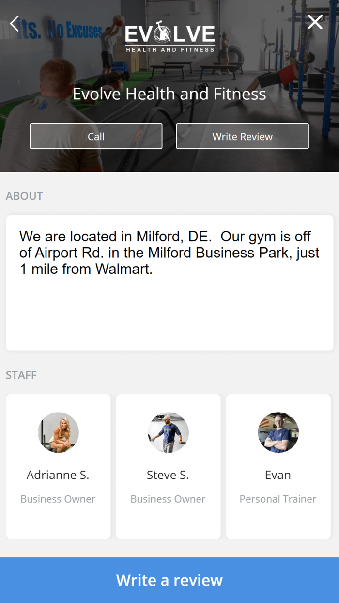 Evolve Health and Fitness