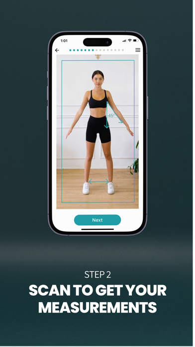The Fitting Room: 3D body scan Screenshot