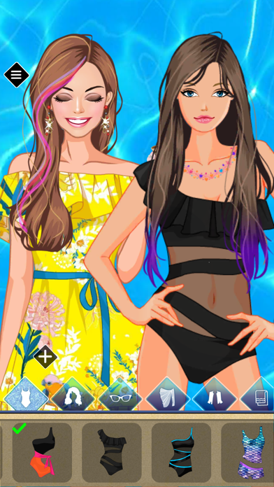 Summer Dress Up game Screenshot