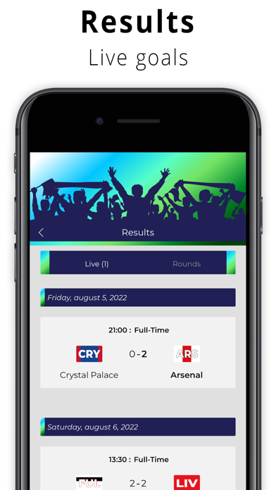 Info England League Screenshot