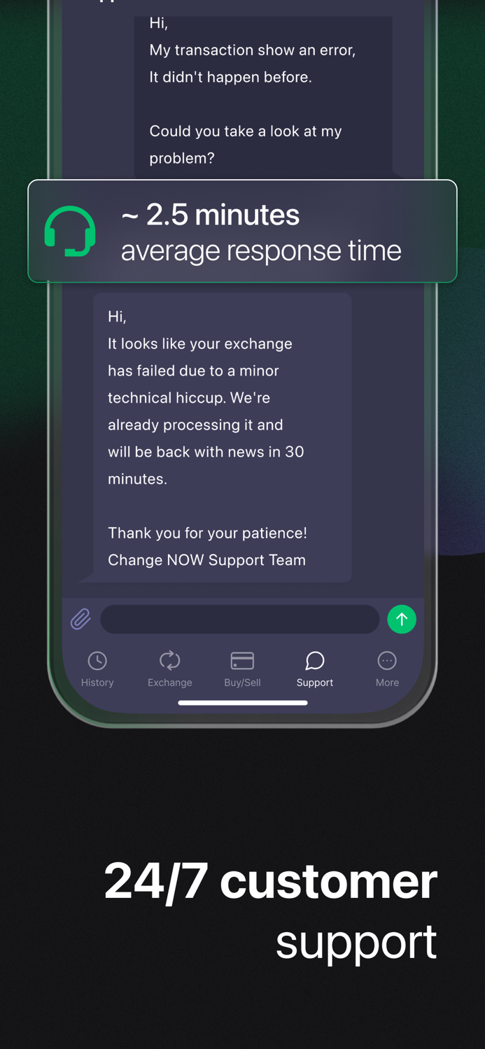 ChangeNOW Crypto Exchange App