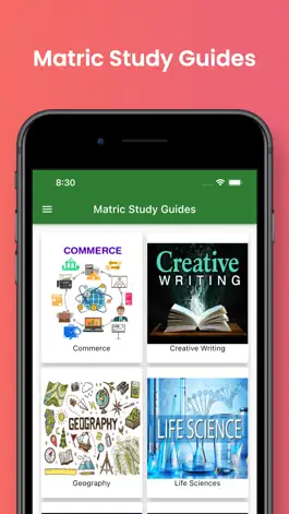 Game screenshot Matric Study Guides mod apk