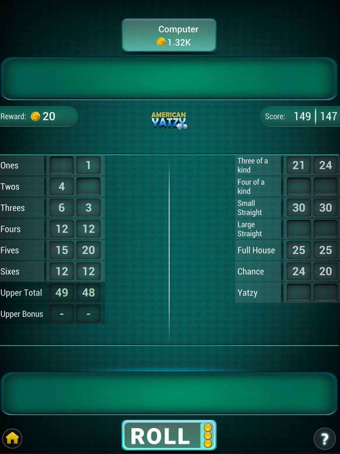 Yatzy Game Dice Offline