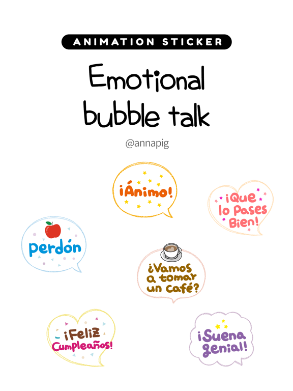 Screenshot #4 pour Emotional bubble talk