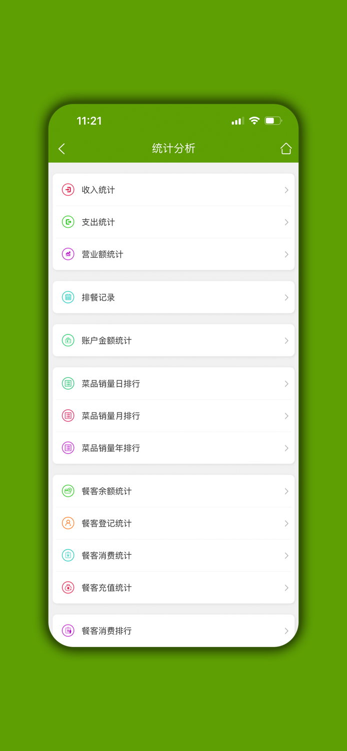 食堂管家 - 报餐订餐管理