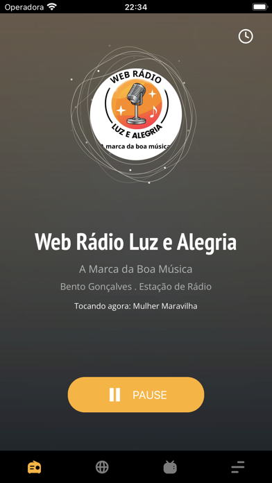 Web Rádio Luz e Alegria Screenshot