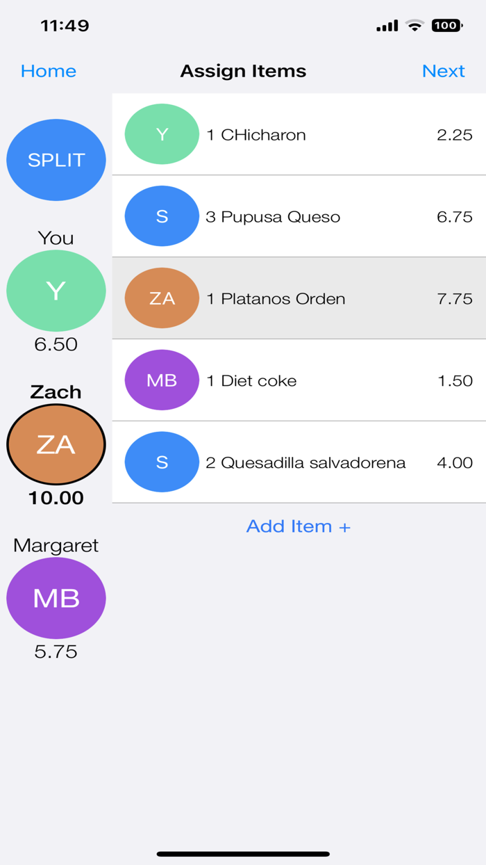 Forkit - Bill Splitting