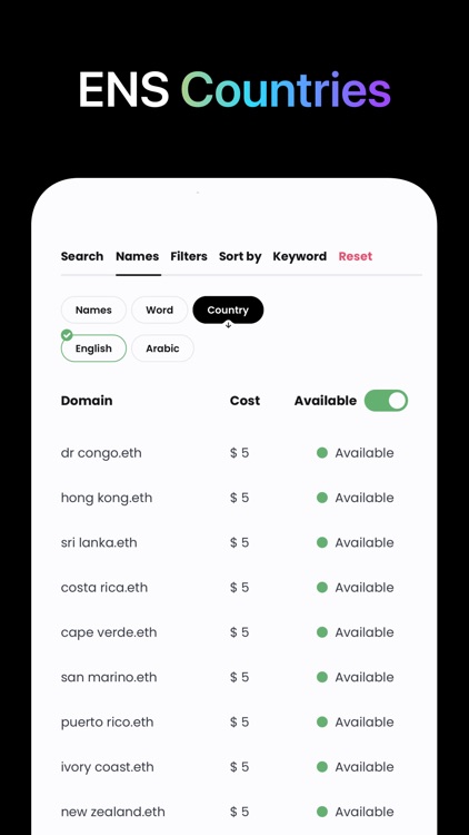 UPYO Domain: Find Web3 Names screenshot-3