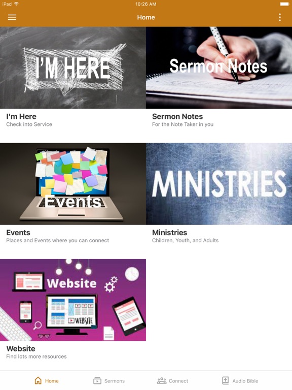 Spirit Lake Baptist iPad screenshot