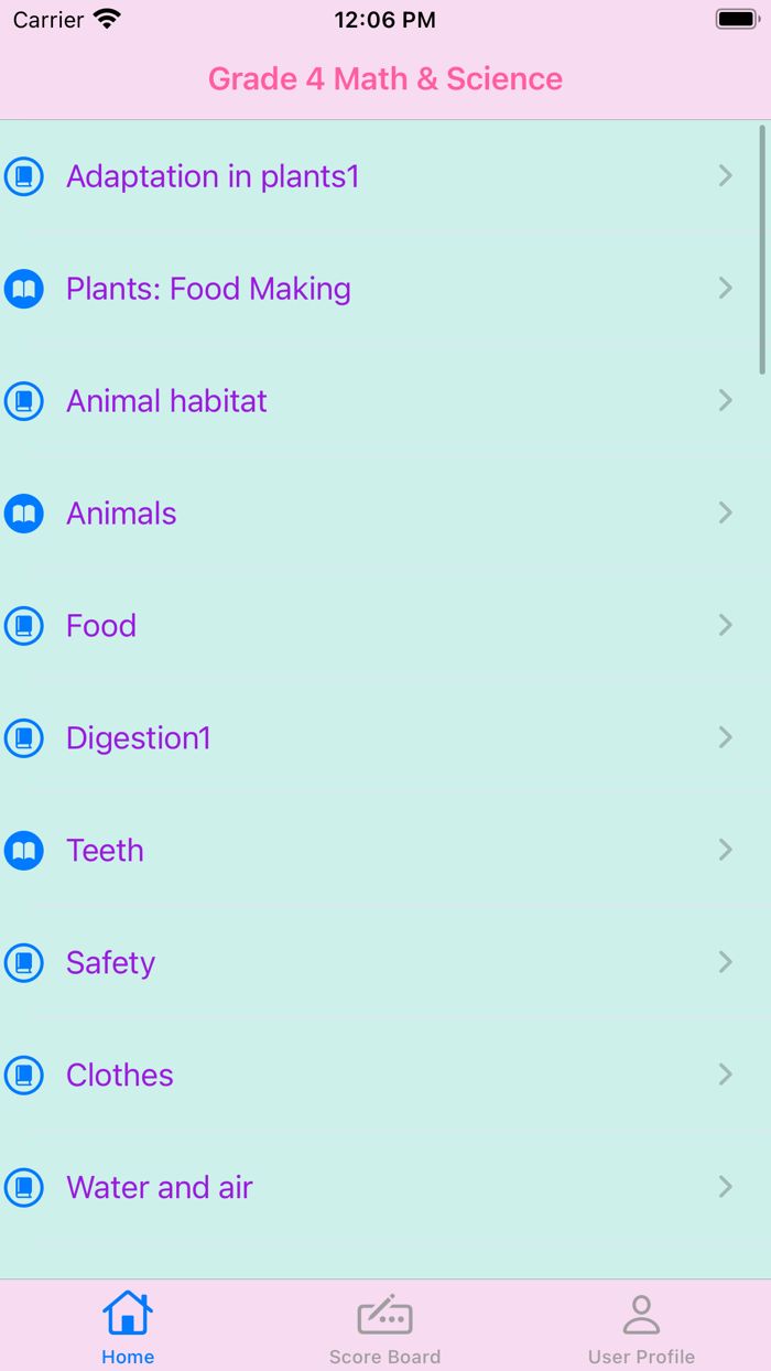 Grade 4 Math and Science
