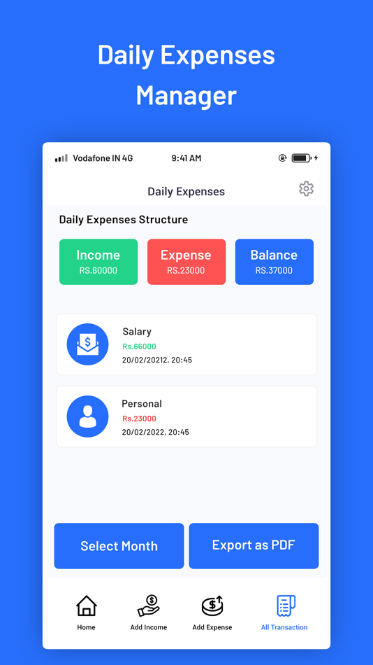 #4. Daily Budget Tracker & Planner (iOS) 由: Hetal Thummar