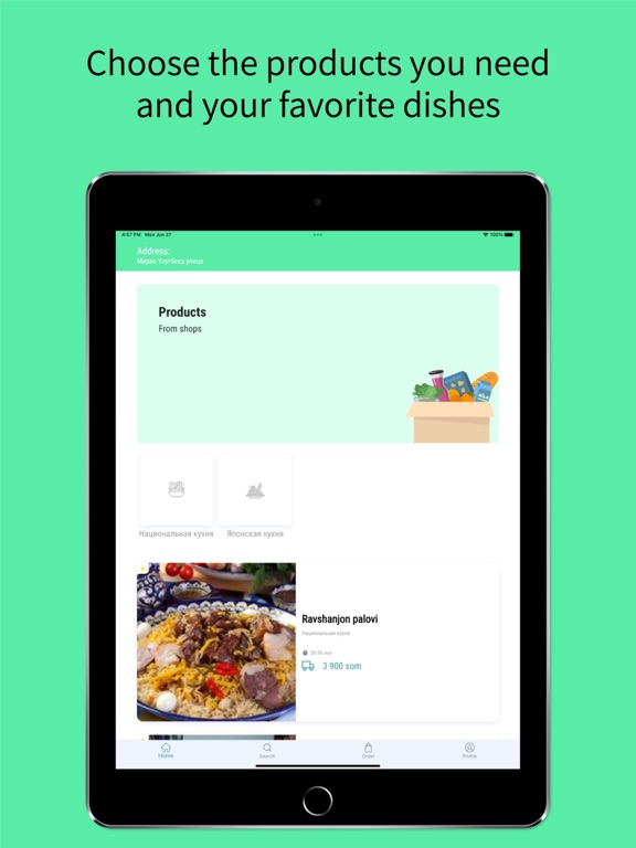 Tuk Tuk Express iPad screenshot 2 - Food & Drink app
