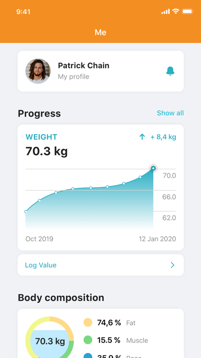 Body Tempo Health & Fitness Screenshot