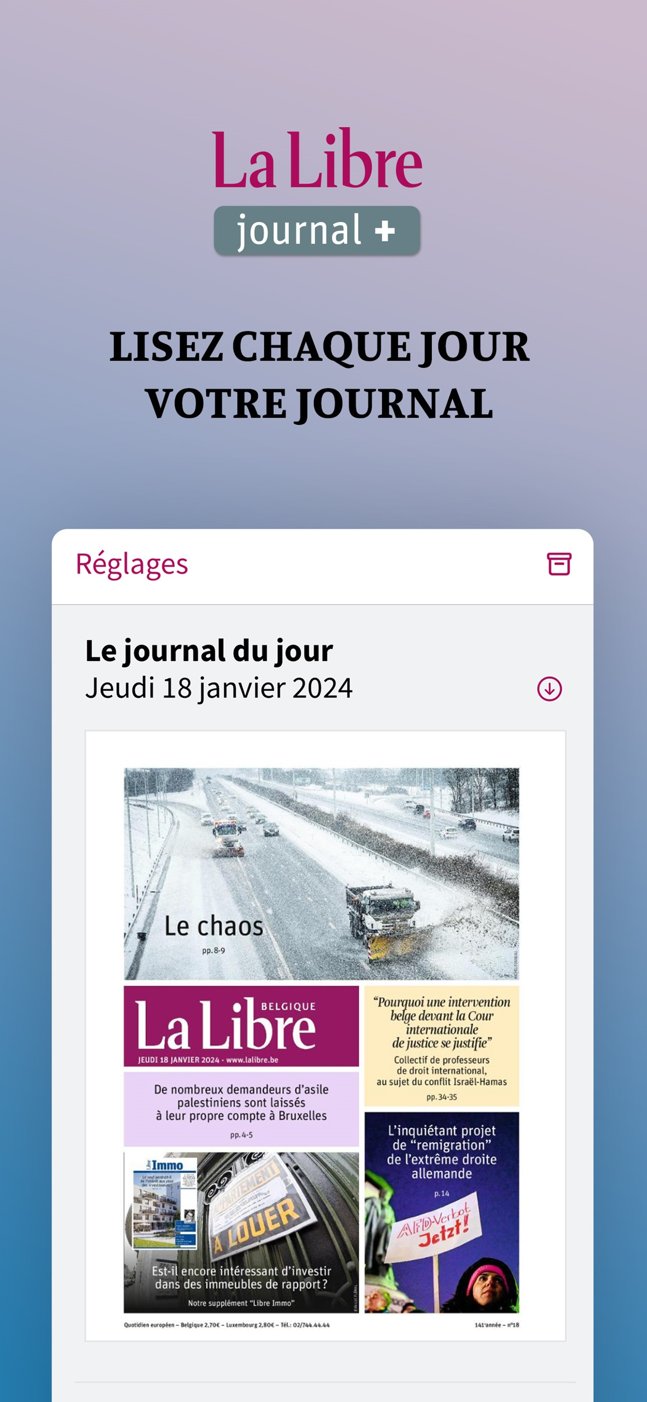 La Libre Journal +