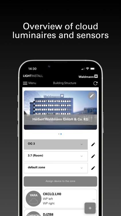 Waldmann LIGHT INSTALL