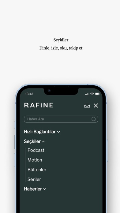 Rafine News Screenshot