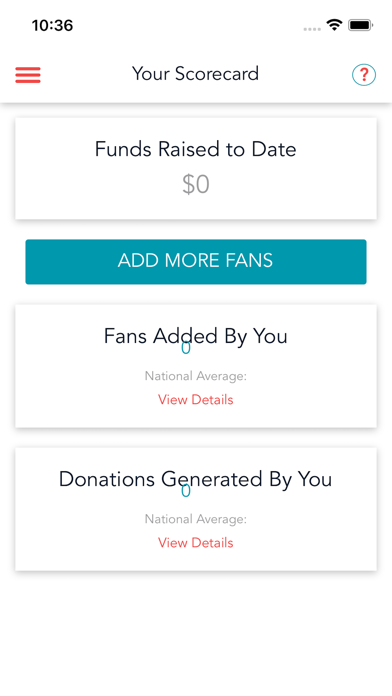 Front Rush Fundraising Screenshot