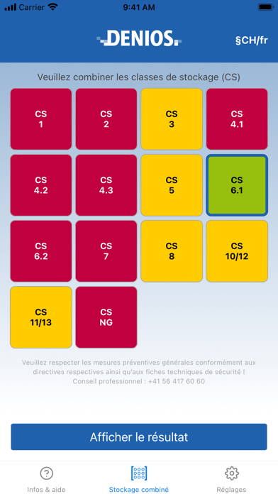 Screenshot #1 pour Checker stockage en commun