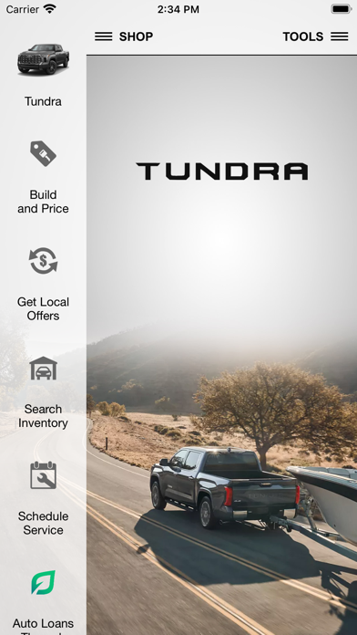 Toyota Tundra Screenshot