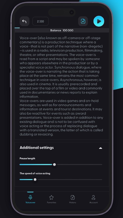 Voicer - Text To Speech