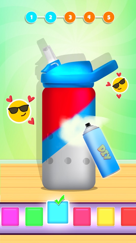 #3. DIY Water Bottle Making Games (iOS) Podle: Aliana Kauser