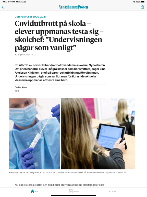 Screenshot #4 pour Nynäshamns Posten