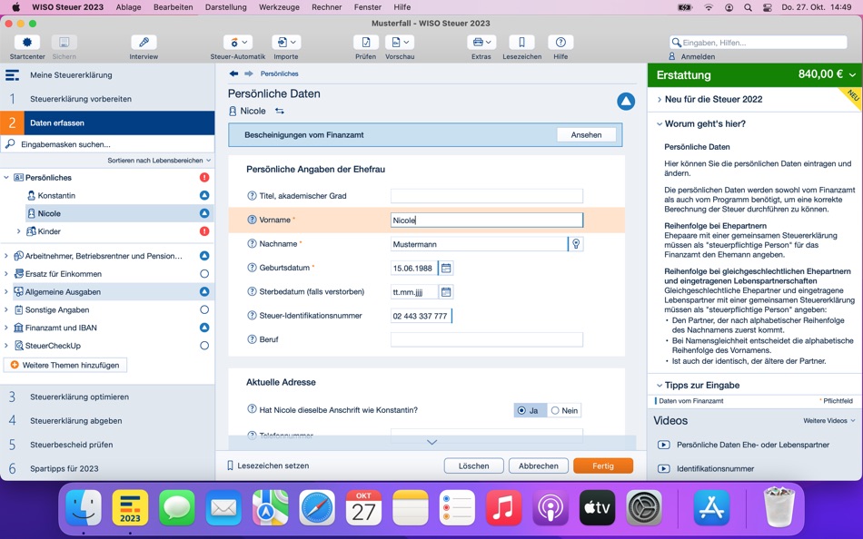 #4. WISO Steuer 2023 (macOS) بواسطة: Buhl Data Service GmbH