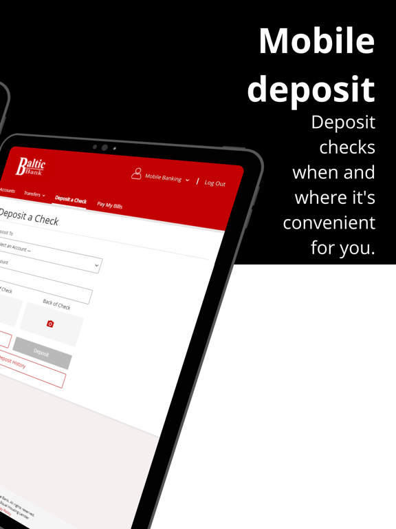 BSB iMobile Banking iPad screenshot 5 - Finance app