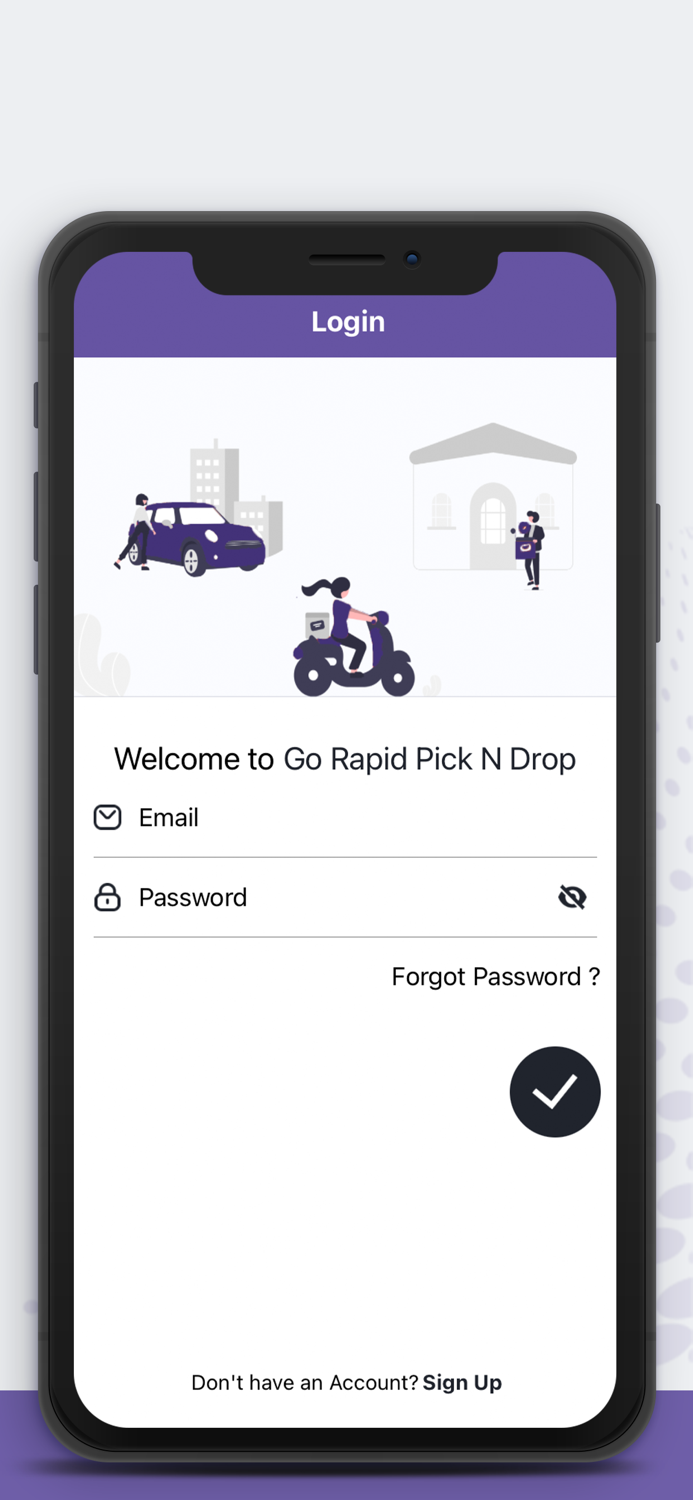 Go Rapid PickNDrop Driver