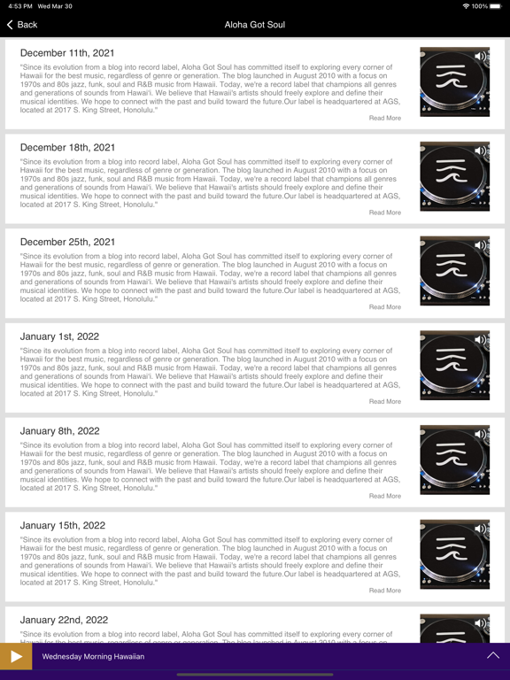 KKCR iPad screenshot 5 - Entertainment app