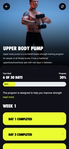 Dumbbell Training App screenshot #3 for iPhone