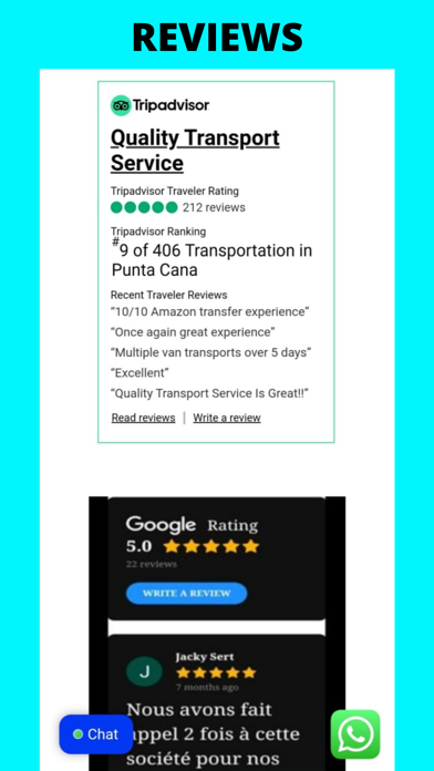 Quality Transport Service Screenshot