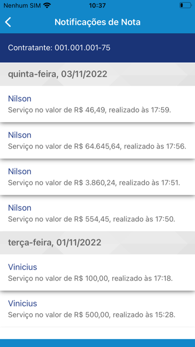 NFSe Cidadão Screenshot