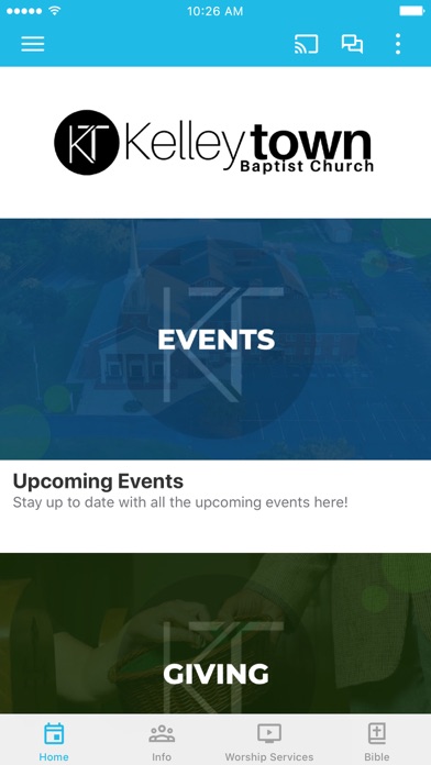 Kelleytown Baptist Church Screenshot