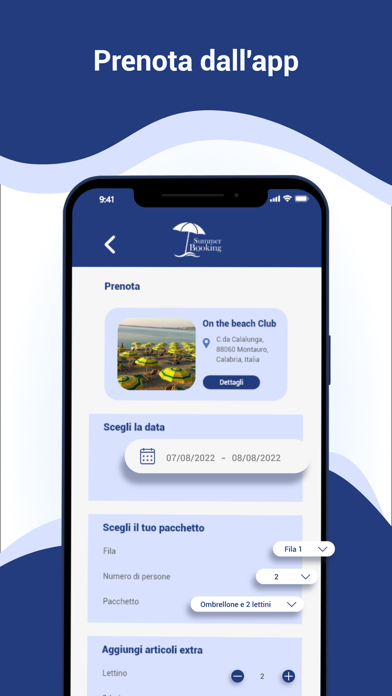 Summer Booking Screenshot