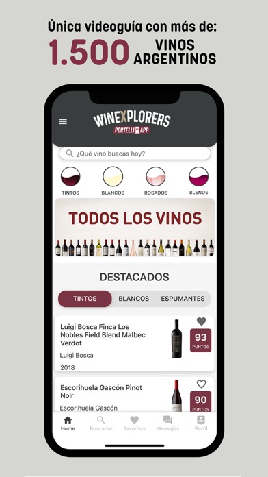 Winexplorers Portelli App Screenshot
