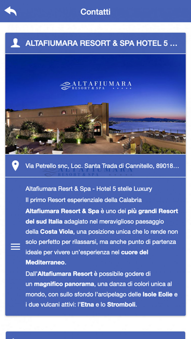 Altafiumara Resort & Spa Hotel Screenshot