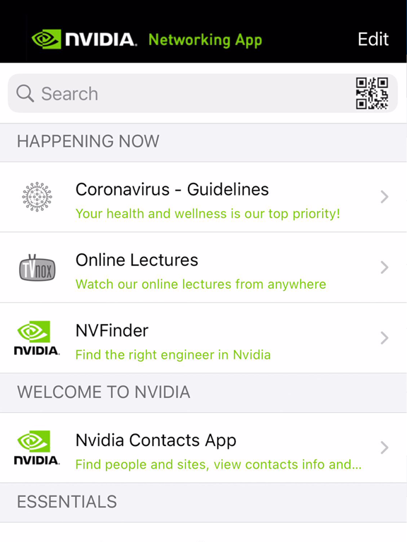 NBU Networking App iPad screenshot 1 - Business app