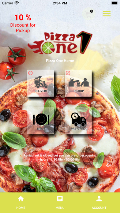 Pizza One Herne Screenshot