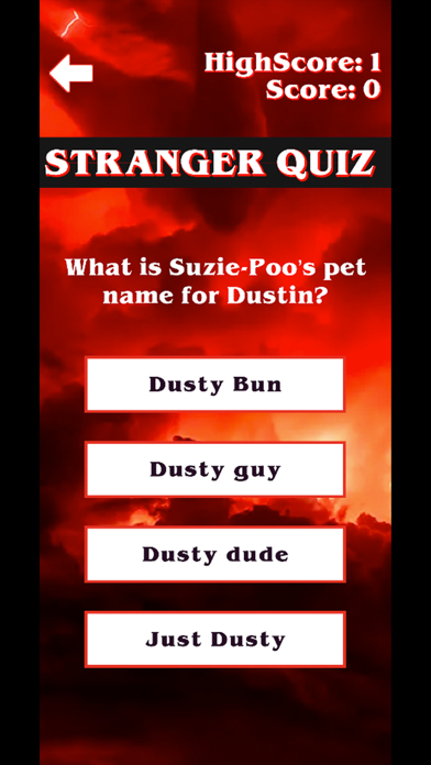 Stranger Quiz - Trivia Screenshot