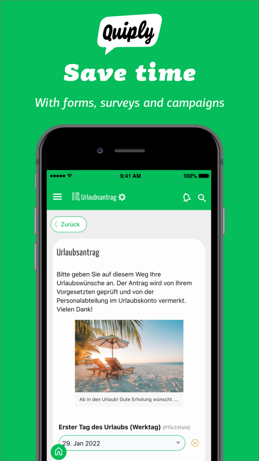 #7. Quiply - The Employee App (iOS) 由: Quiply Technologies GmbH