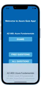 Azure Exams Practice screenshot #1 for iPhone