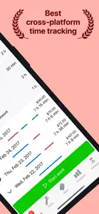 WorkingHours • Time Tracking screenshot #2 for iPhone