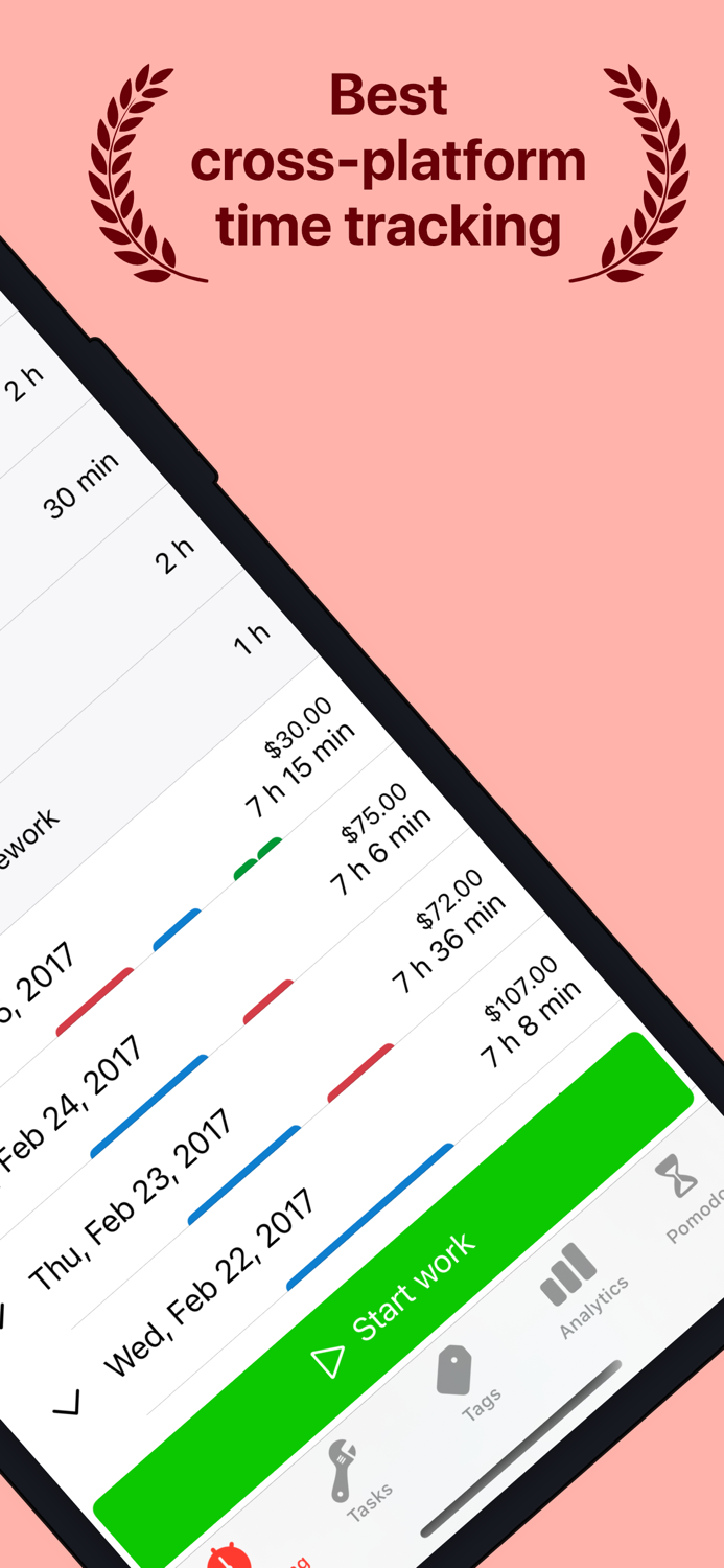 WorkingHours • Time Tracking