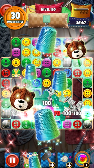 Button Eyed Rag Doll Match 3 Screenshot