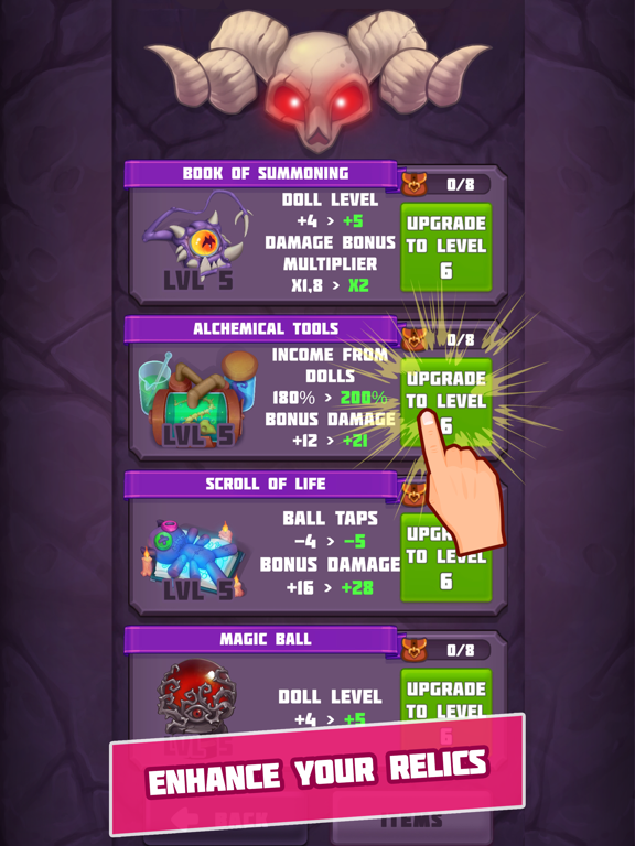 Goddess & Magic: Voodoo merge iPad screenshot 5 - Games app