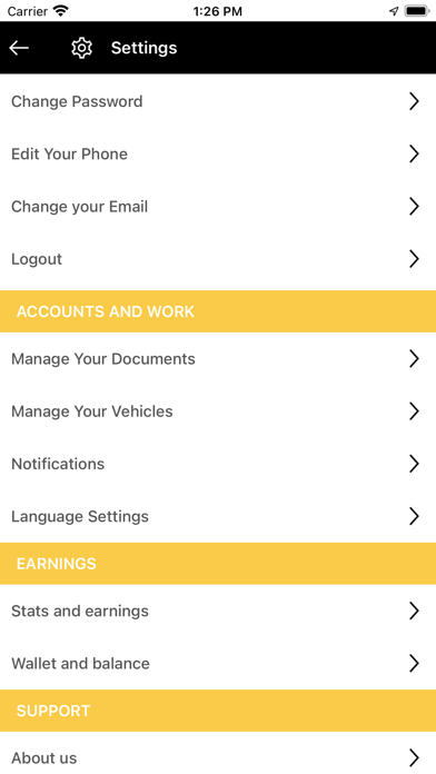 TaxiClubPanama Driver Screenshot