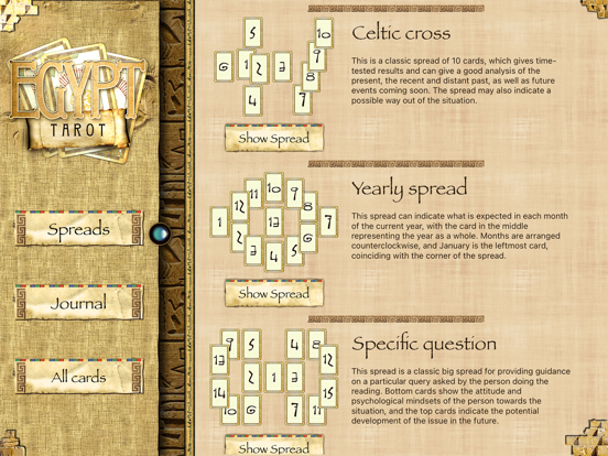 Screenshot #4 pour Egypt Tarot HD