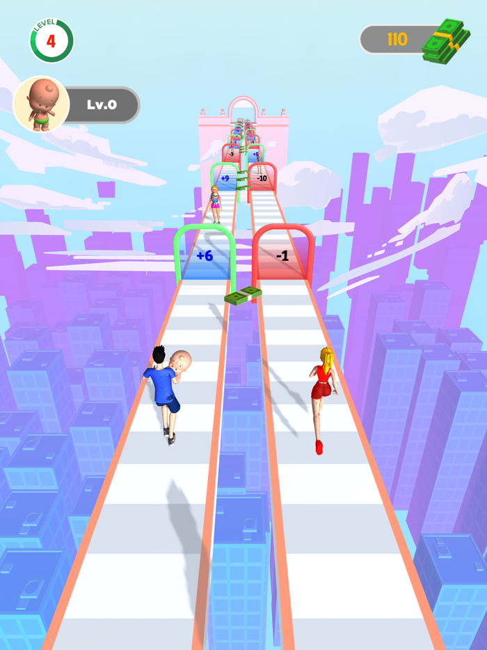 Parents Master 3D -Rich Runner